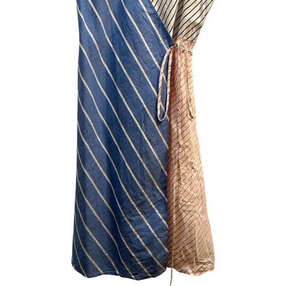 JOIE Editha Striped Wrap Dress - Picture 5 of 11
